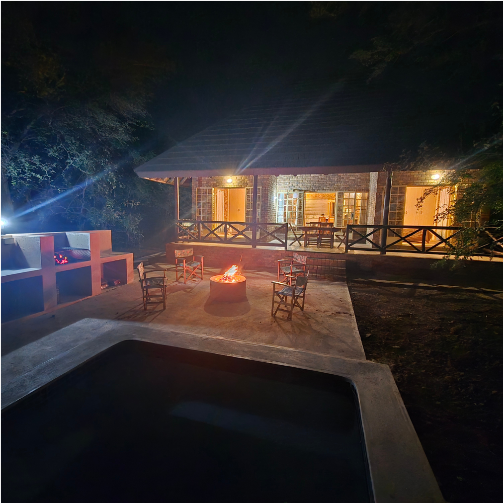 Dumela Afrika at night